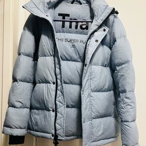 Aritzia Light Blue Puffer Jacket